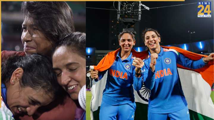 Jhulan Goswami in tears after lifting the World Cup trophy, recalls about promise made by Harmanpreet Kaur & Smriti Mandhana