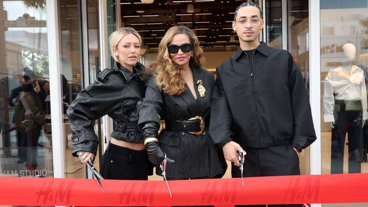 Tina Knowles Joins Grandson Julez Smith at H&M Store Opening