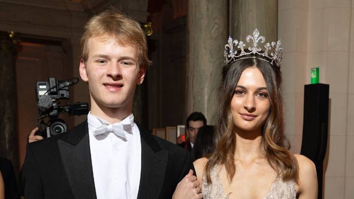 Duke of Kent's grandson Albert Windsor makes rare appearance at the renowned Le Bal des Débutantes in Paris