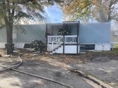 Fire damages trailer in Portluck area of Chesapeake