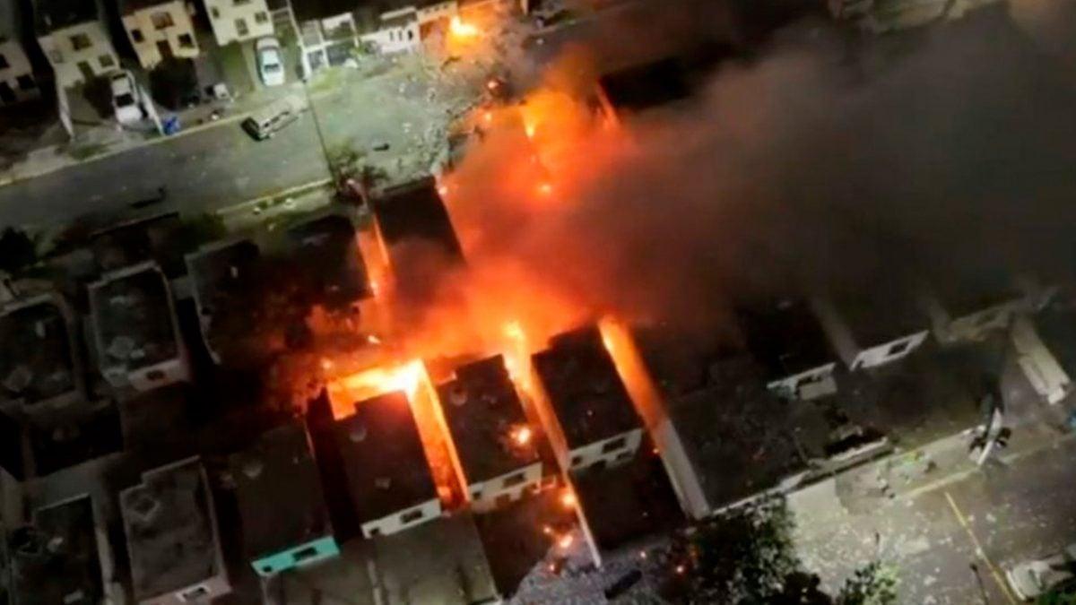 ¡Impactante! Fuerte explosión de pirotecnia deja un fallecido y 3 heridos en Pesquería, Nuevo León