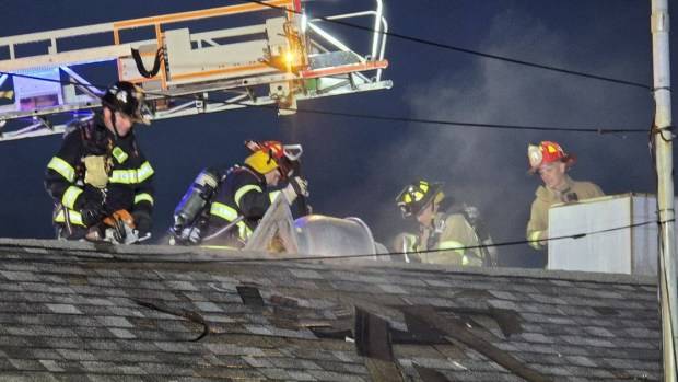 Firefighters extinguish blaze at Bob Lobster restaurant on Plum Island Turnpike