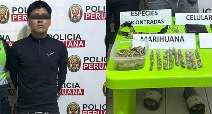 Nasca: detienen a presunto micro comercializador de droga durante operativo policial