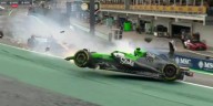 El espeluznante accidente del brasileño Gabriel Bortoleto en la última vuelta de la sprint del GP de San Pablo
