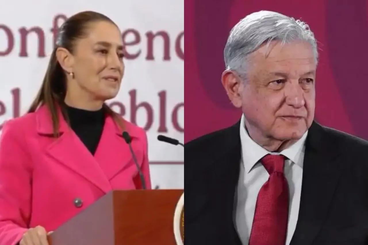 Felicita Sheinbaum a AMLO por su cumpleaños y pide aplausos a reporteros