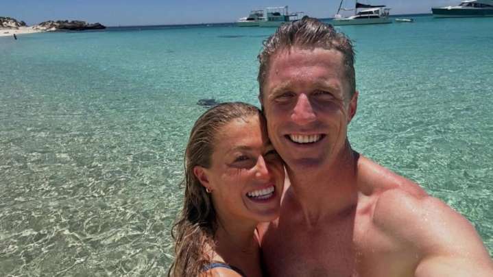 Triple-code sports jet Sarah Rowe and former AFL star Scott Selwood hard launch relationship