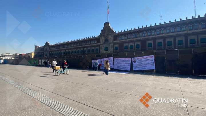 El Zócalo despejado; la CNTE se va a San Lázaro