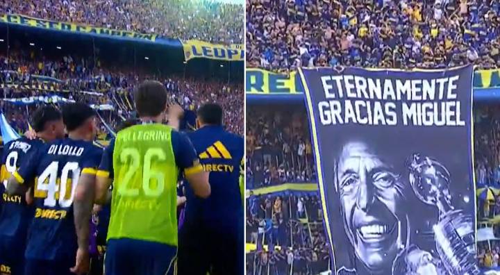El emotivo homenaje a Miguel Ángel Russo en cancha de Boca tras triunfo sobre River