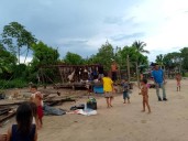 Un chubasco se llevó techos y hasta las perolas de 12 casas en Remanse