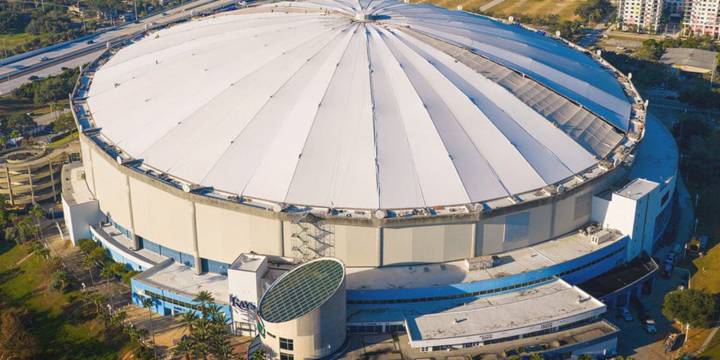 Tropicana Field roof restored in repair effort