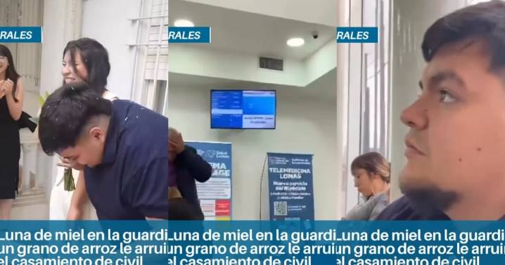 Hombre termina en el hospital tras recién casarse, todo por un grano de arroz