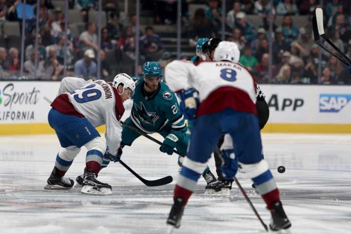 Philipp Kurashev's heroics propel Sharks to OT win over Avalanche - The Rink Live | Coverage of youth, junior, high school and college hockey