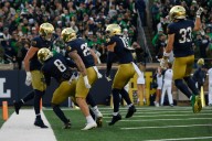 No. 9 Notre Dame routs Syracuse 70-7 for 9th straight win