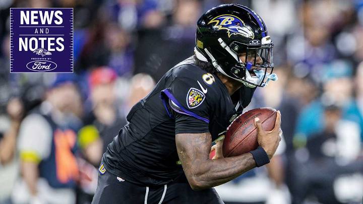 News & Notes: Lamar Jackson Says He's Getting Healthier