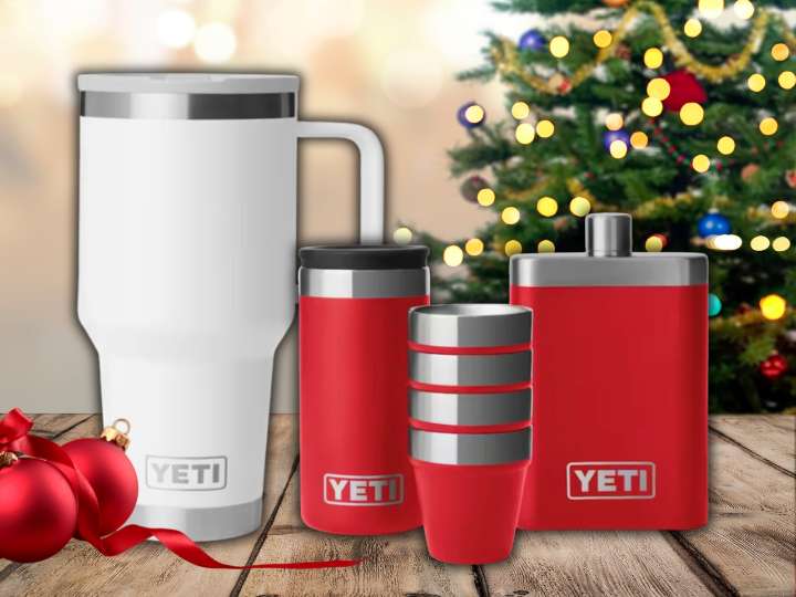 YETI's Rambler drinkware & gear make the perfect Christmas gifts for everyone on your holiday shopping list