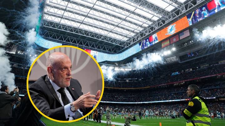 Tebas compara el primer partido de NFL en España con el encuentro frustrado de LaLiga en Estados Unidos