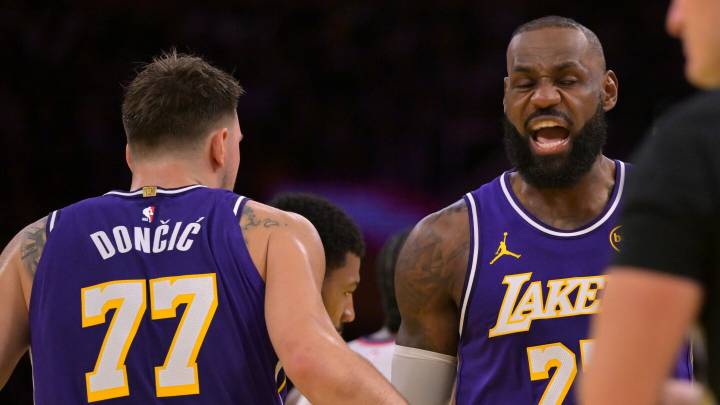 Behind 43 from Doncic, Lakers pull away in fourth to beat Clippers, advance in NBA Cup