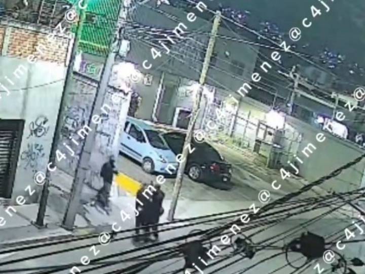 Filtran video de cómo fue baleado policía en Cuautepec tras robo en Aurrera