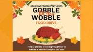 El Departamento de Policía de Goodyear organiza una colecta de alimentos antes del Día de Acción de Gracias
