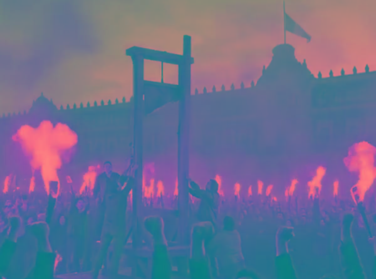 Cartel Chairo Huele a Muerto