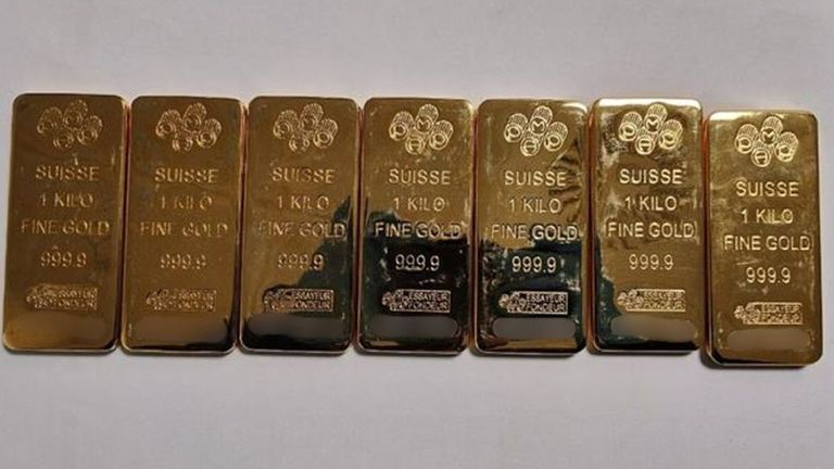 Gold bars and jewellery among £2m haul seized at Manchester Airport