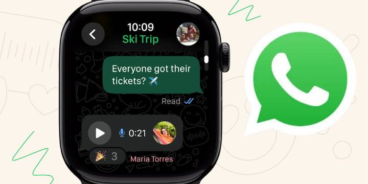 WhatsApp en Apple Watch: mensajes de voz, reacciones a mensajes y más funciones