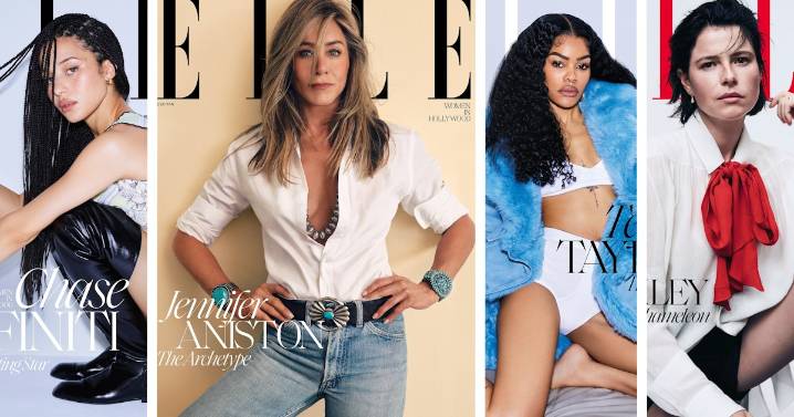 Jennifer Aniston, Teyana Taylor & More Star on ELLE's 2025 Women in Hollywood Covers