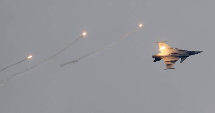 Canada ‘interested’ in Swedish firm Saab’s Gripen fighter jets, Joly says