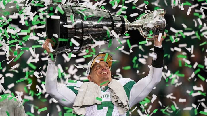 Saskatchewan Roughriders crowned Grey Cup champions