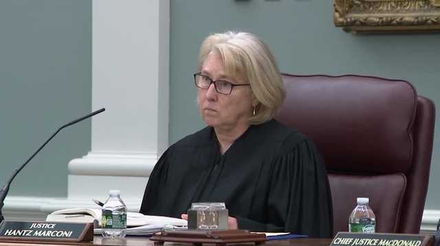 NH Supreme Court Justice Hantz Marconi says she'll no longer participate in cases