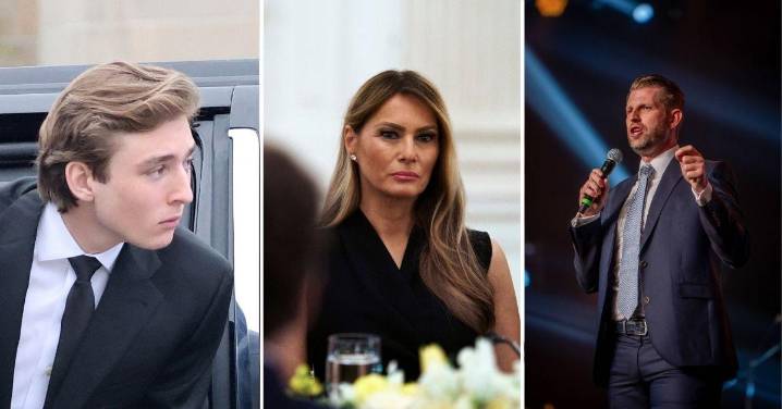 Melania Trump Angry Eric Trump Repeated Barron's Comment To Joe Biden
