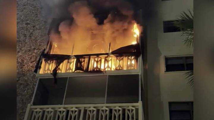 Aventura apartment building evacuated as video shows fire on 4th floor