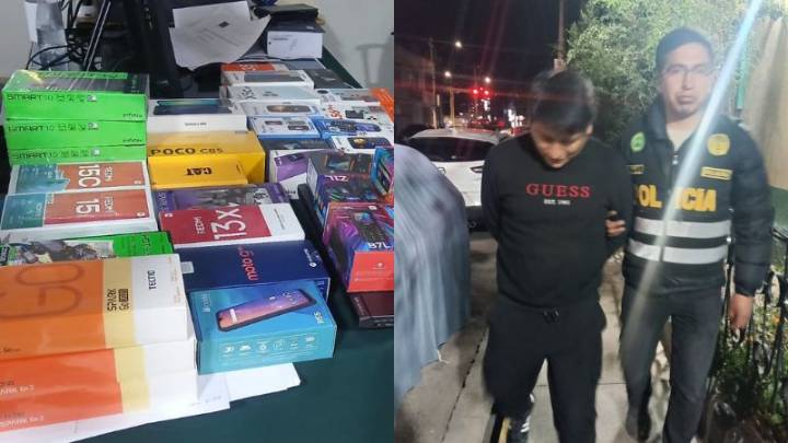 Puno: operativo policial permite detener a tres personas y recuperar celulares