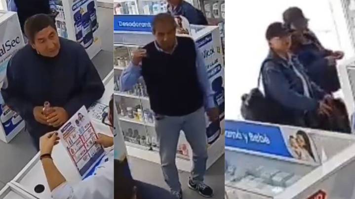 Abuelitos cometen insólito robo a farmacia en Lima