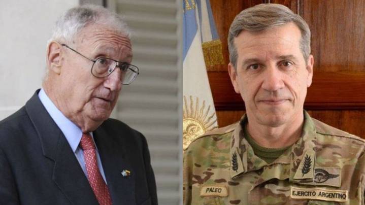 Juntos, los tenientes generales Balza y Paleo defienden que Presti sea ministro de Defensa