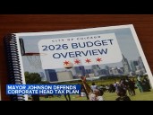 Chicago Mayor Johnson stands firm on proposed city budget, corporate head tax plan