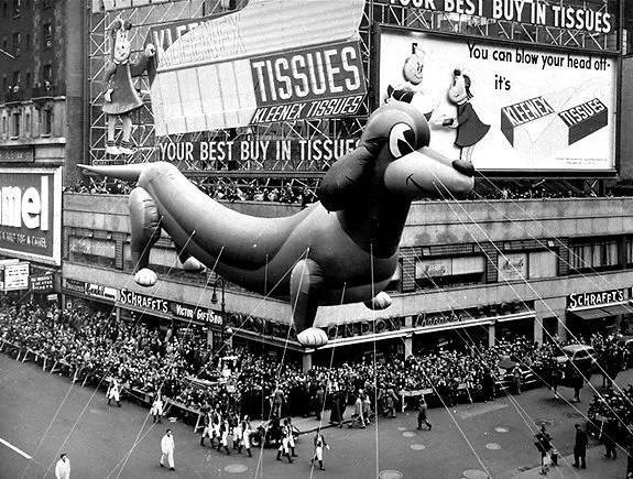 Macy's Thanksgiving Day Parade balloons through the decades