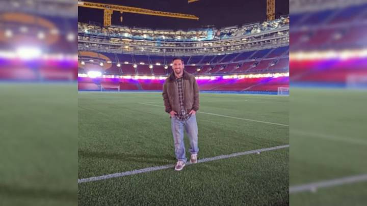 Messi visitó el nuevo estadio del Barcelona y dejó una fuerte frase: "Ojalá algún día pueda volver"