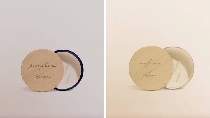 Taja Collection fall candles for cozy season, hostess gifts