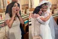 TV Journalist Surprises Her Mom by Wearing Her 1982 Wedding Dress (Exclusive)