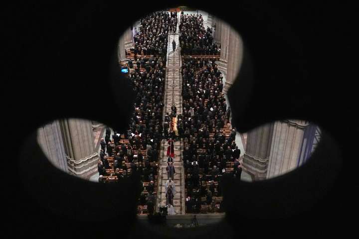 Dick Cheney's funeral, in photos