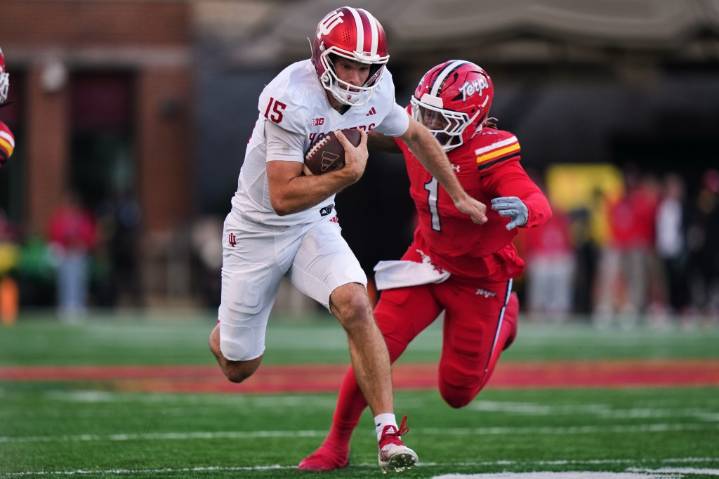 Maryland outclassed by Indiana, 55-10, in 4th straight loss