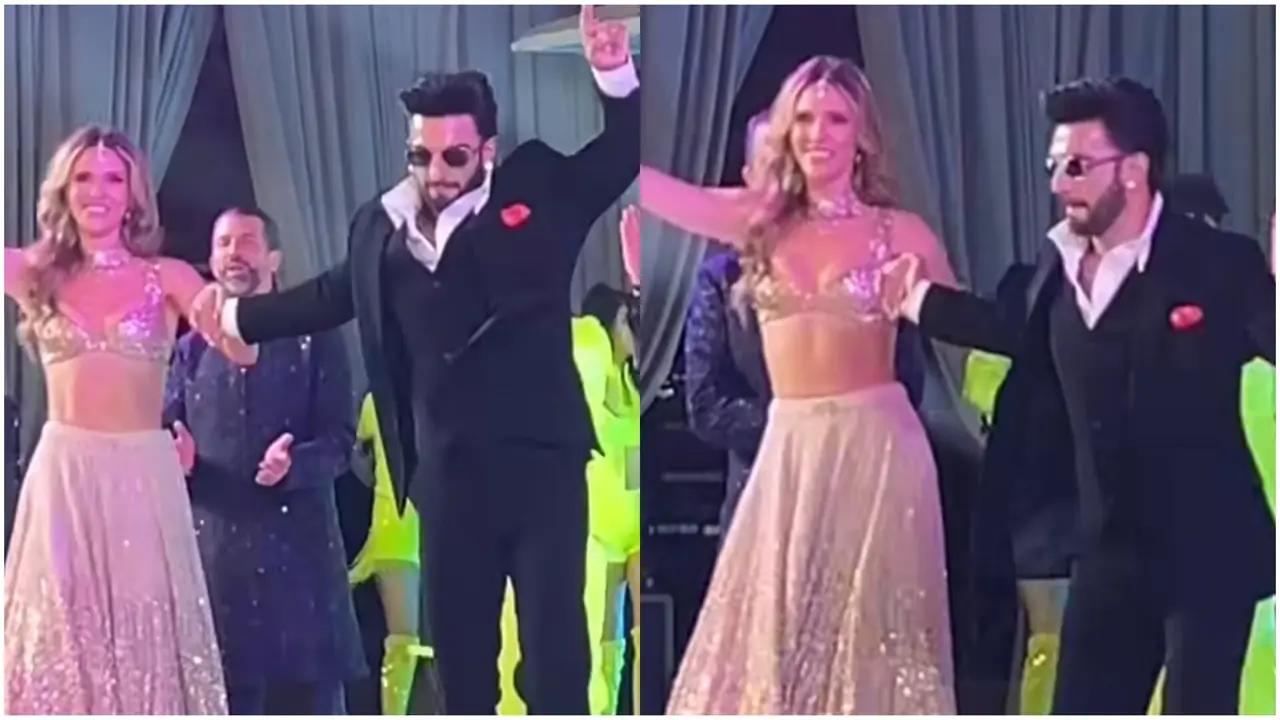 Ranveer Singh pulls Donald Trump Jr and his girlfriend dance at the beats of What Jhumka; Watch