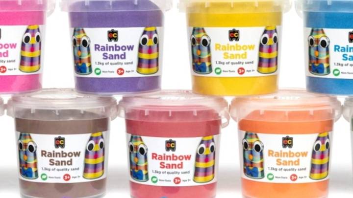 Officeworks recall: Asbestos fears centre on children’s coloured sand products