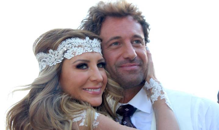 Geraldine Bazán y Gabriel Soto presumen de su sana relación y publican foto sonrientes