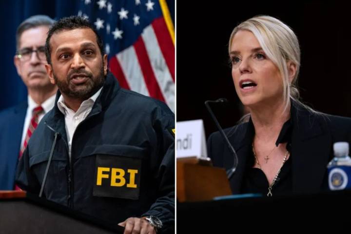 Tension flares between Trump officials Pam Bondi and Kash Patel