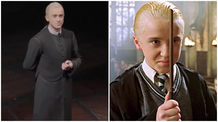 Tom Felton volvió a dar vida a Draco Malfoy y recibió una gran ovación en Broadway