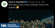 Las chicanas de Banfield tras ganarle el clásico a Lanús