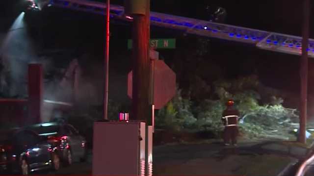 Firefighters battle early morning house fire in North Birmingham