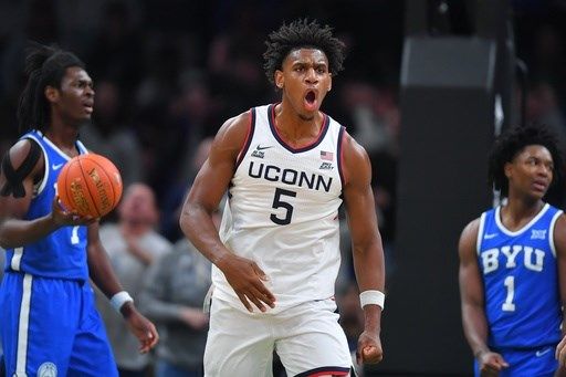 Silas Demary Jr. scores 21 to help No. 3 UConn hold off AJ Dybantsa and No. 7 BYU 86